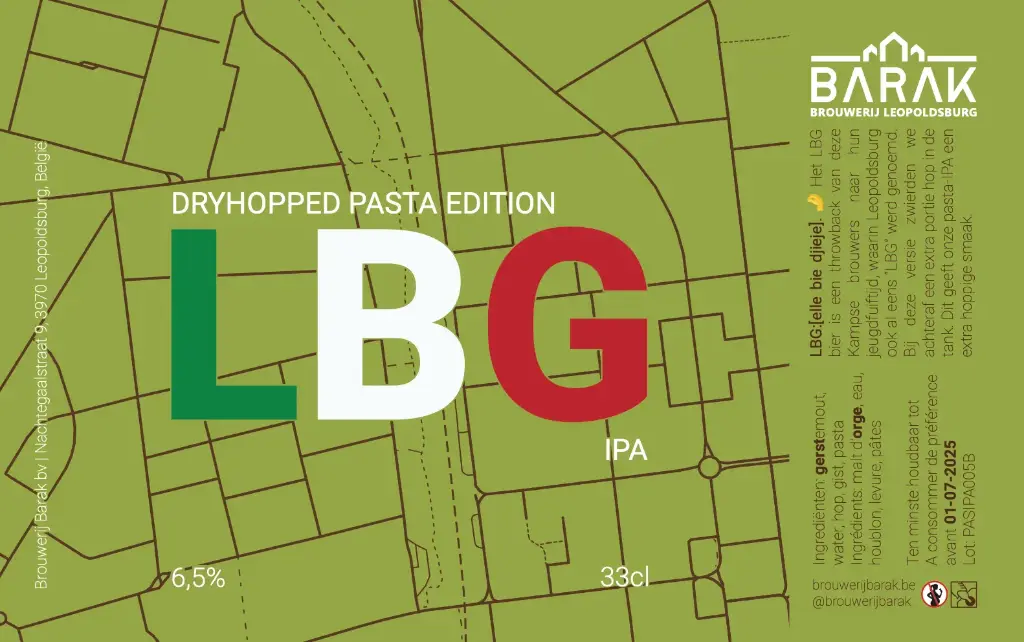 LBG pasta IPA